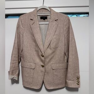 J. Crew Women’s Petite Linen Blazer